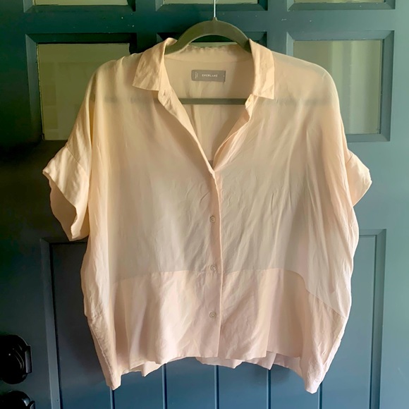Everlane Tops - Everlane silk short sleeve top